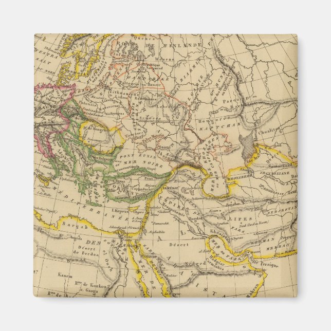 Imán Geografía de la Edad Media (Frente)