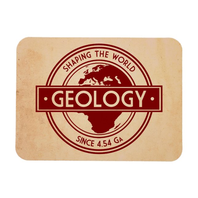 Imán Geología - La configuración del logotipo mundial ( (Horizontal)