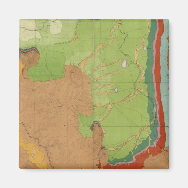 Imán Geológico de Montañas Rocosas (Frente)