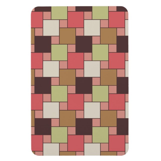 Imán Geométrica del gabinete de especias (Vertical)