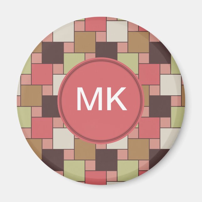 Imán Geométrica del gabinete de especias (Frente)