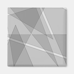 Imán Geométrico gris