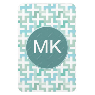 Imán Geométrico verde de la marea