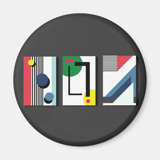 Imán Geometryabstrakt (Frente)