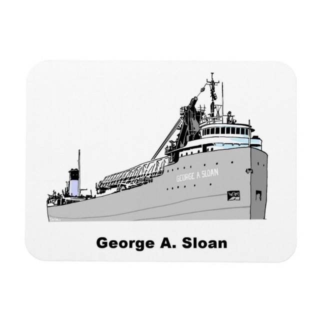Imán George A. Sloan (Horizontal)