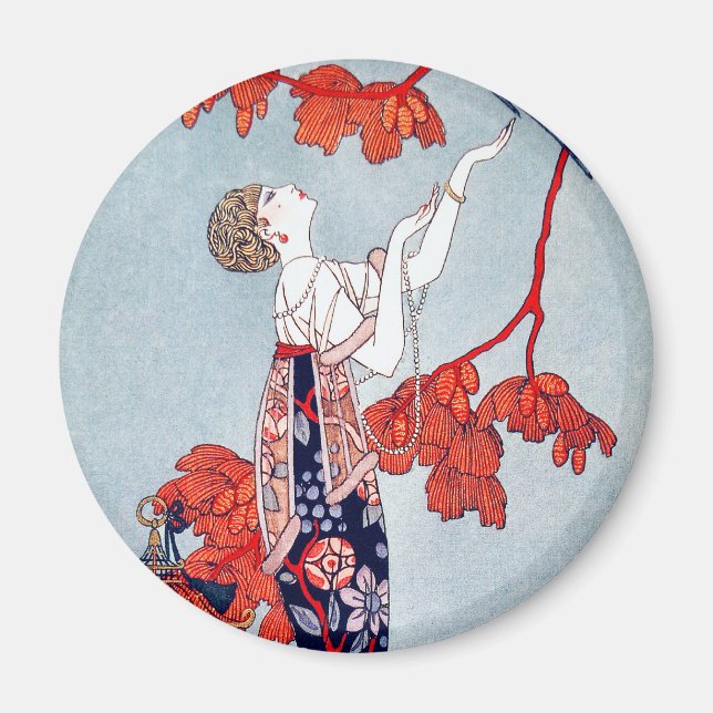 Imán George Barbier "L'Oiseau Volage" 1914 (Frente)