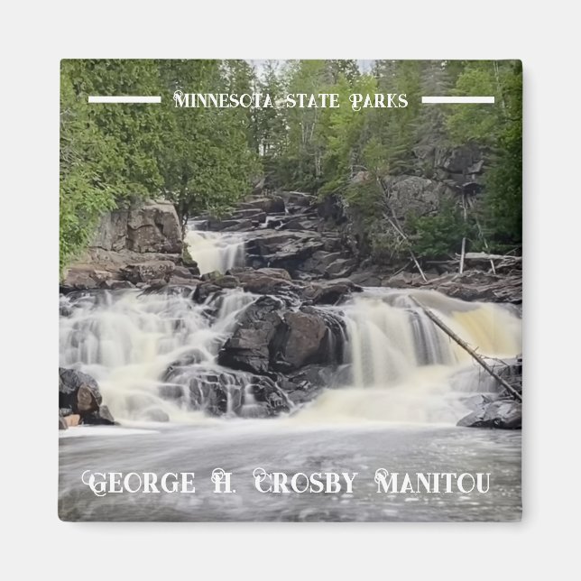 Imán George H. Crosby Manitou State Park Magnet (Frente)