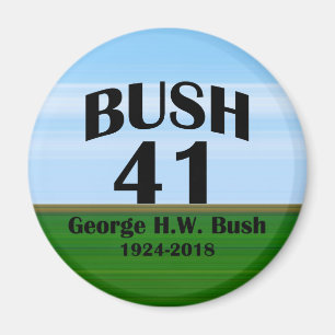 Imán George H.W. Bush 1924-2018