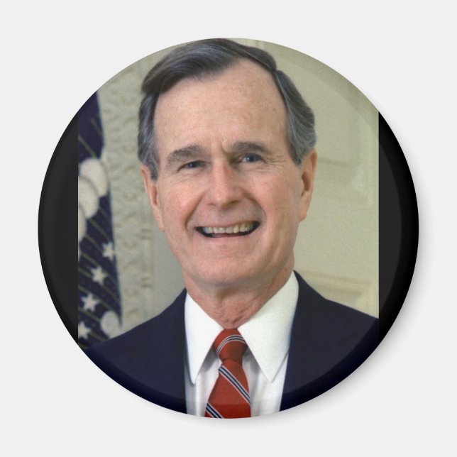 Imán George H. W. Bush 41 (Frente)