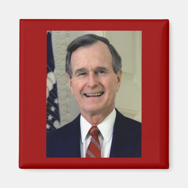 Imán George H. W. Bush 41 (Frente)