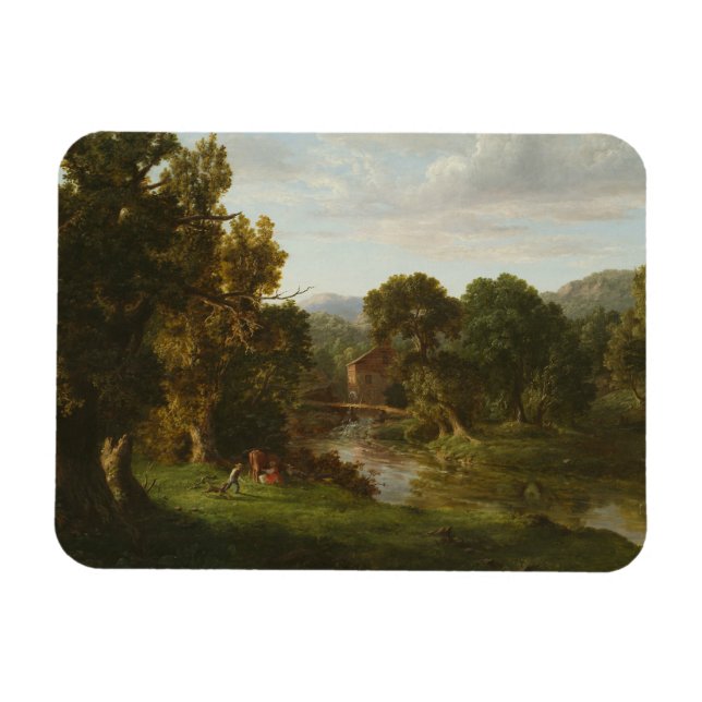Imán George Inness - El viejo molino (Horizontal)