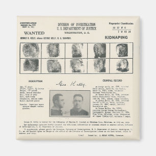 Imán george kelly fbi poster imnet