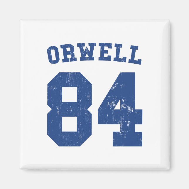 Imán George Orwell 1984 Jersey Magnet (Frente)