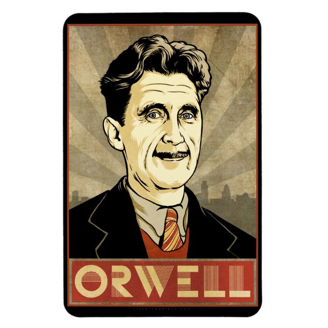 Imán George Orwell Premium Magnet (Vertical)