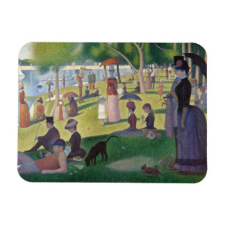 Imán GEORGE SEURAT - Un domingo por la tarde 1884