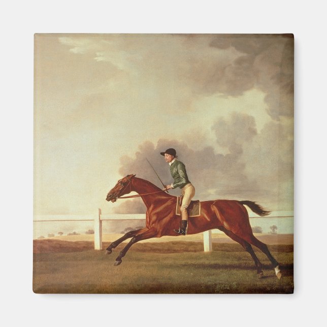 Imán George Stubbs | Bay Malton con John Singleton Up, (Frente)