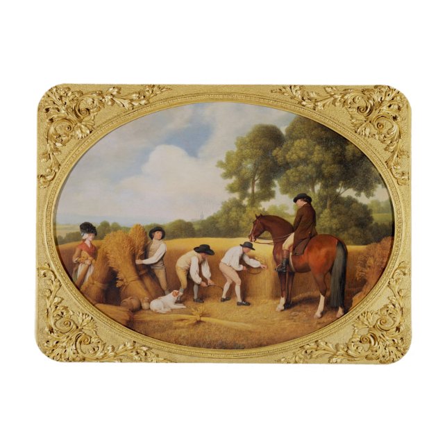 Imán George Stubbs | Lecheros, 1795 (esmalte sobre gall (Horizontal)