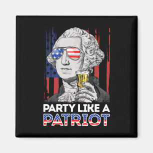 Imán George Washington 4 De Julio Fiesta Como Patriota