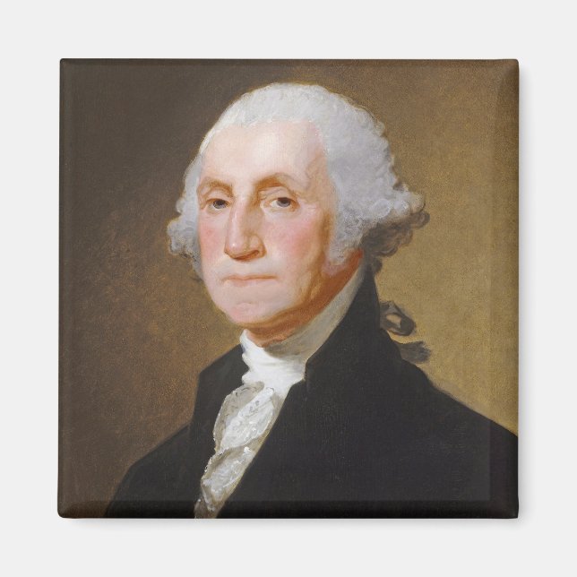 Imán George Washington, c.1821 (aceite sobre lienzo) (Frente)