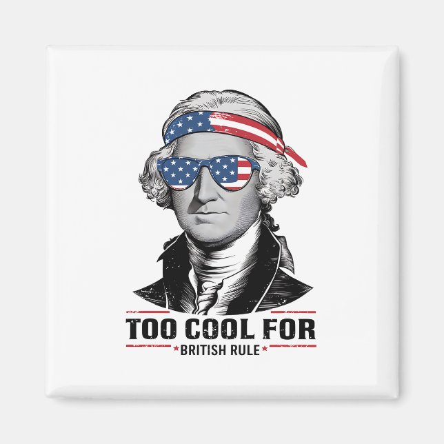 Imán George Washington está a favor del dominio británi (Frente)