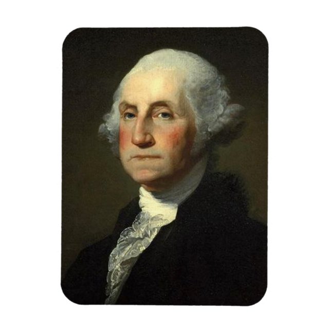 Imán George Washington por Gilbert Stuart - Circa 1800 (Vertical)