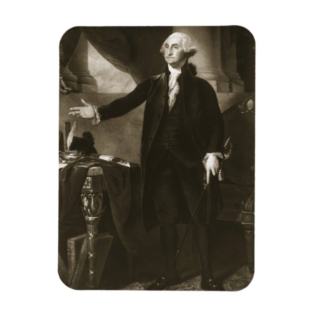 Imán George Washington, primer presidente de Estados Un (Vertical)