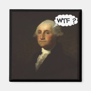 Imán George Washington que hace girar en su sepulcro