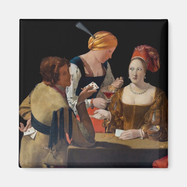 Imán Georges de la Tour - Cheat with Ace of Diamonds (Frente)