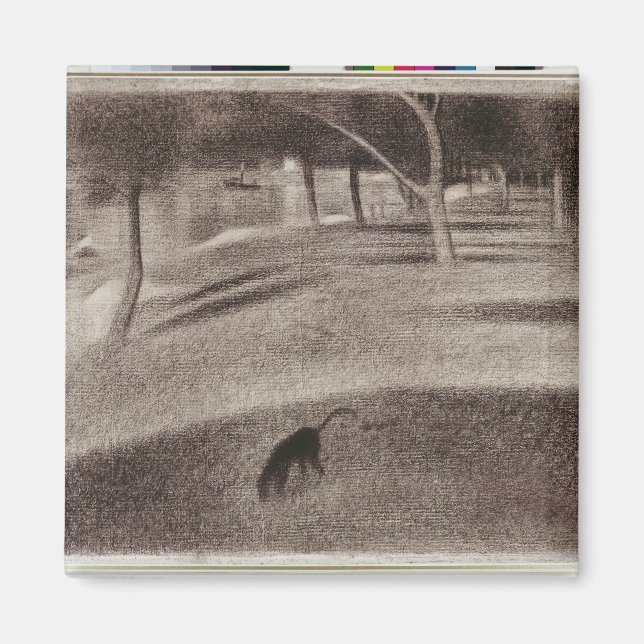 Imán Georges Pierre Seurat | Estudio para el domingo po (Frente)