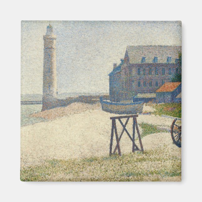 Imán Georges Pierre Seurat | Faro de Honfleur (Frente)