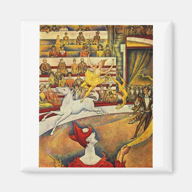 Imán Georges Seurat - Der Zirkus - Circo (Frente)