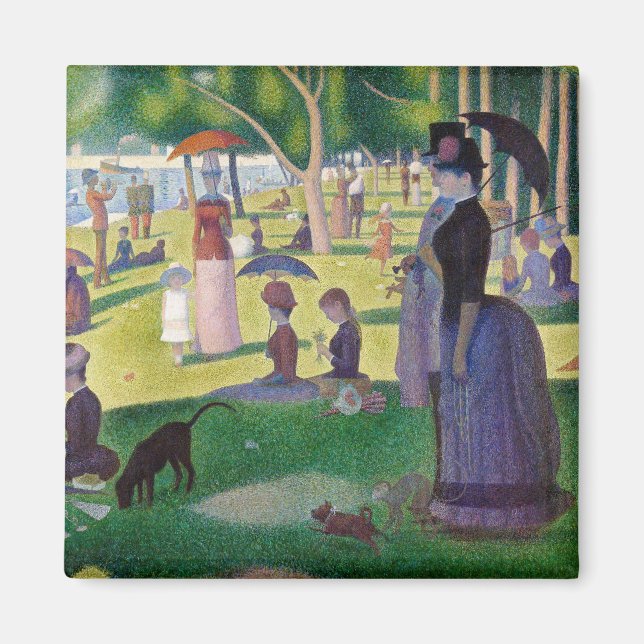 Imán Georges Seurat - Domingo en La Grande Jatte (Frente)
