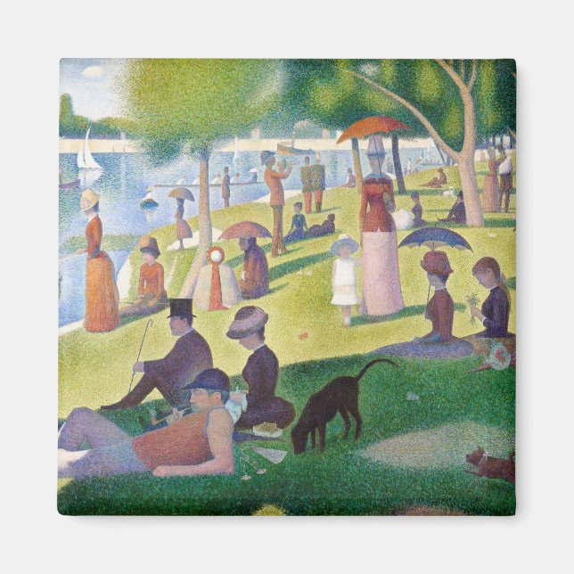 Imán Georges Seurat - Domingo en La Grande Jatte (Frente)