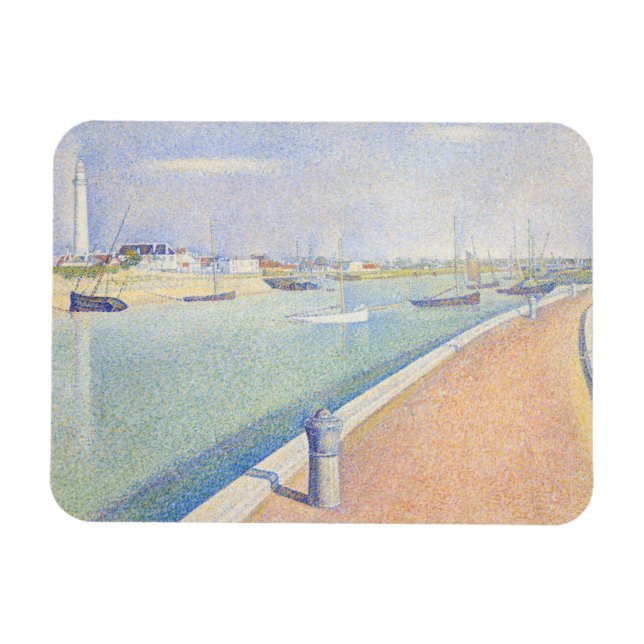 Imán Georges Seurat - El canal de las gaviotas (Horizontal)