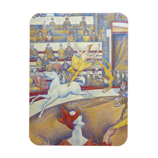 Imán Georges Seurat - El circo (Vertical)