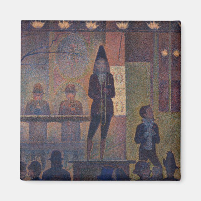 Imán Georges Seurat - Espectáculo de circo (Frente)