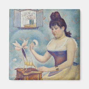Imán Georges Seurat - Joven mujer empolvándose
