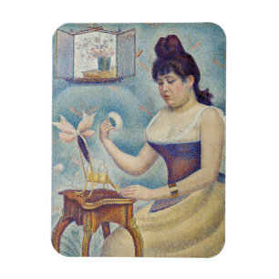 Imán Georges Seurat - Joven mujer empolvándose