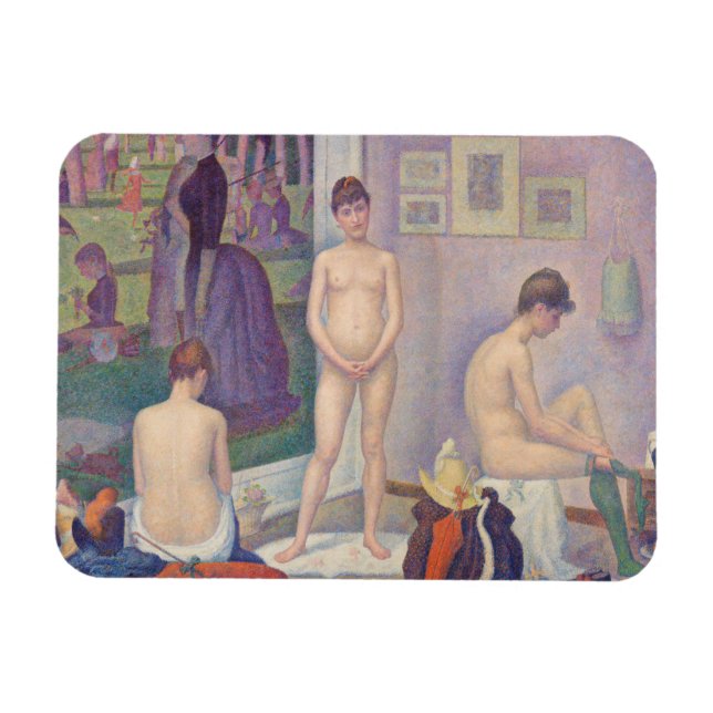 Imán Georges Seurat - Los Modelos (Horizontal)