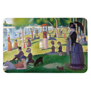 Imán Georges Seurat - Un domingo en La Grande Jatte