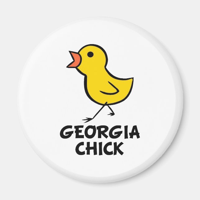 Imán Georgia Chick Magnet (Frente)