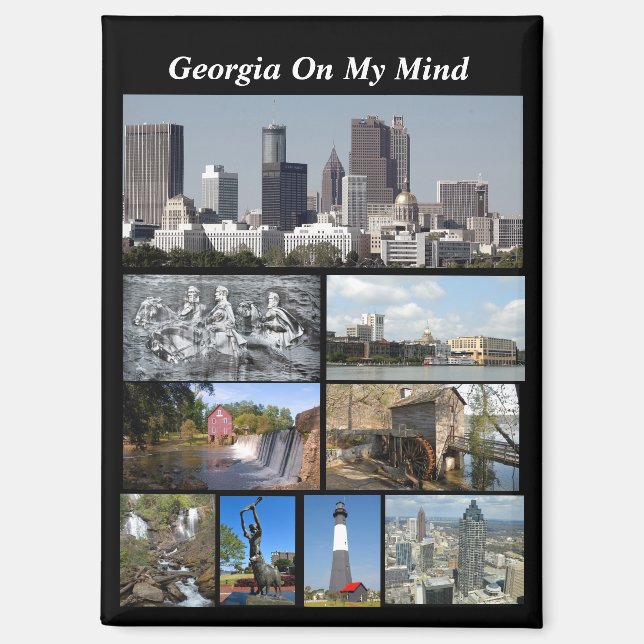 Imán Georgia en mi mente (Anverso)