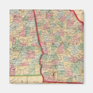 Imán Georgia, Mapa de Alabama por Mitchell