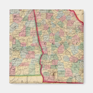 Imán Georgia, Mapa de Alabama por Mitchell