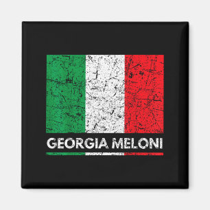 Imán Georgia Meloni heroína italiana bandera de Italia 