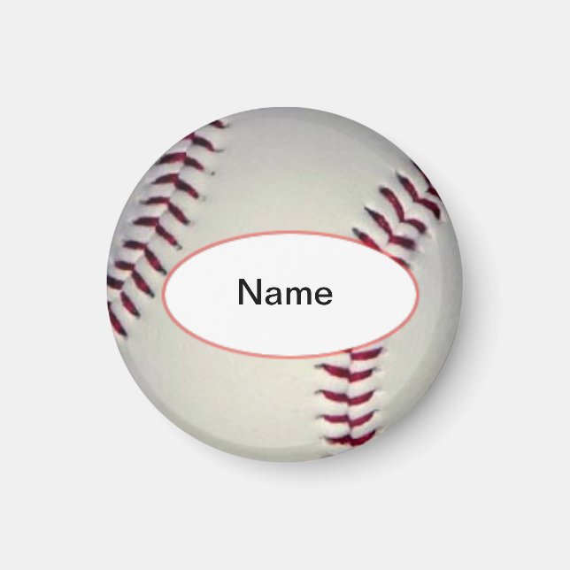 Imán gepersonaliseerde baseball (Frente)