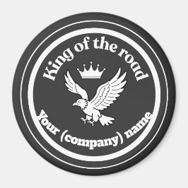 Imán Gepersonaliseerde King of the Road Chauffeur Badge