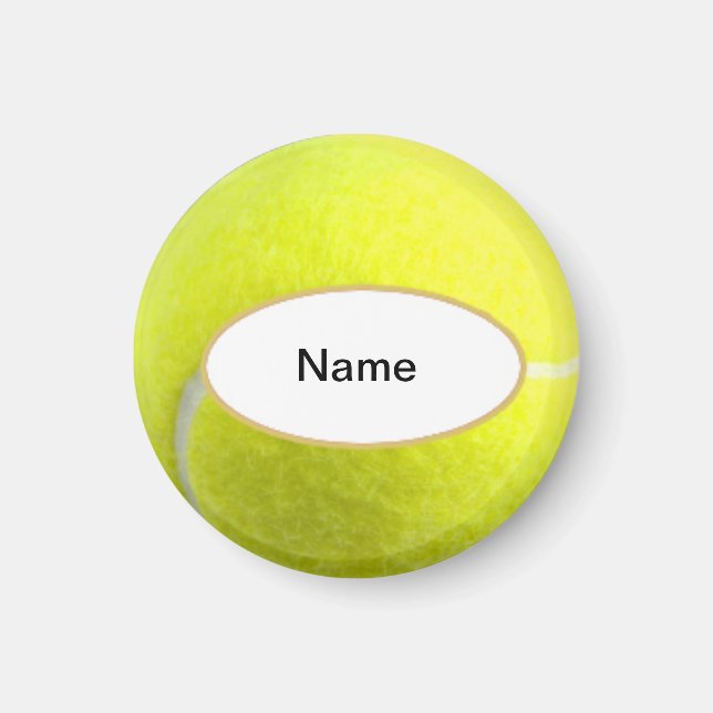 Imán gepersonaliseerde tennis ball (Frente)