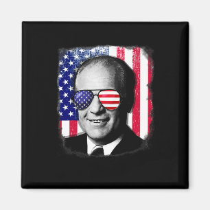 Imán Gerald Ford Bandera Estadounidense 4 De Julio