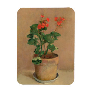 Imán Geranios en un pote, c.1905 (aceite en lona)